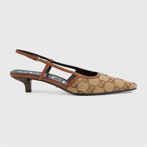 scarpe gucci suola gel|gucci slingback shoes for women.